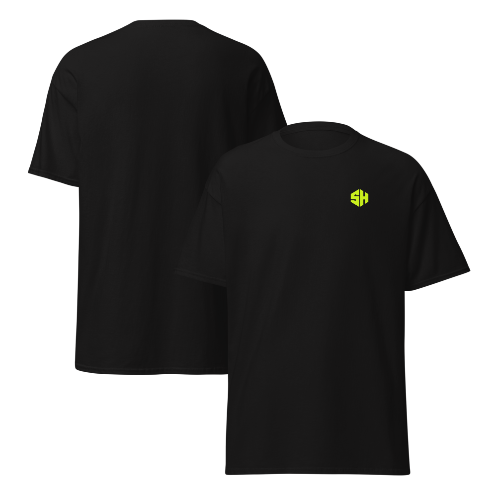 T-shirt front and back