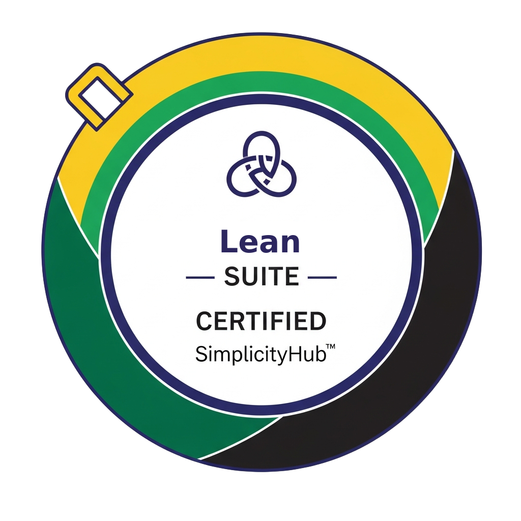 SimplicityHub Lean Suite certification badge