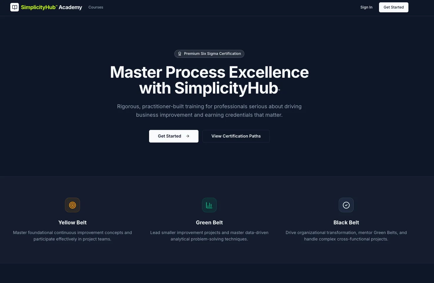 SimplicityHub Academy — click to enter
