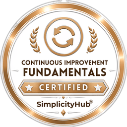 Continuous Improvement Fundamentals certification badge