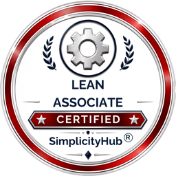 SimplicityHub Lean Associate certification badge