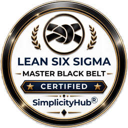 Master Black Belt certification badge