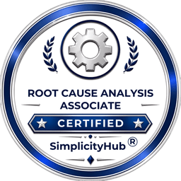 Root Cause Analysis certification badge