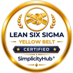 Yellow Belt certification badge
