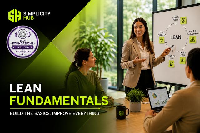 Lean Foundation training session — introduction to Lean principles and waste elimination