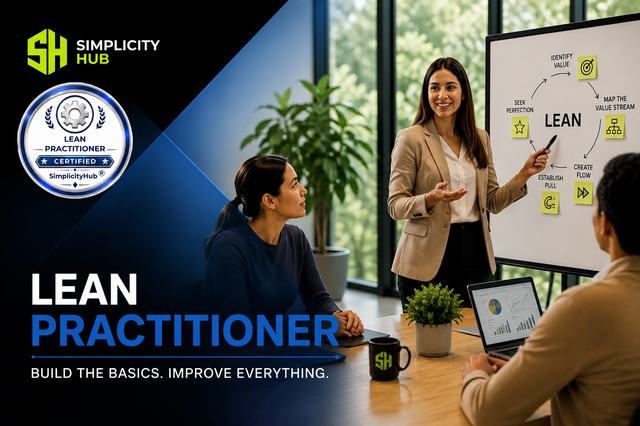 Lean Practitioner training session — value stream mapping workshop