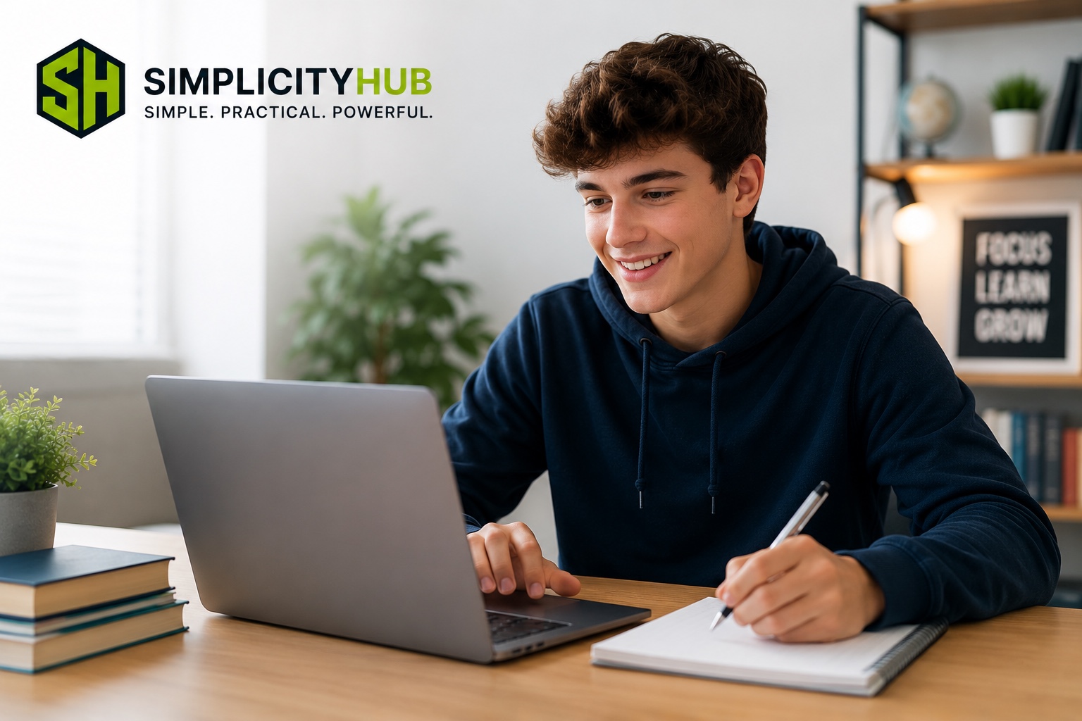 SimplicityHub learner studying online