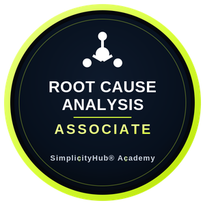 Root Cause Analysis Associate badge