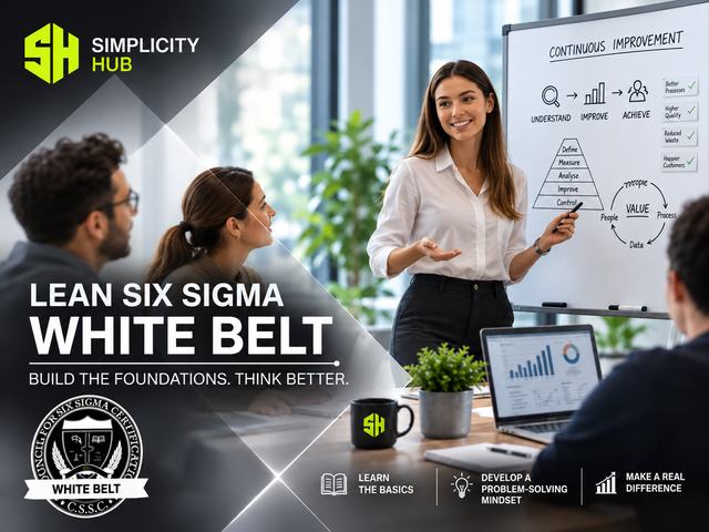 Lean Six Sigma White Belt training session — introduction to DMAIC and process improvement fundamentals