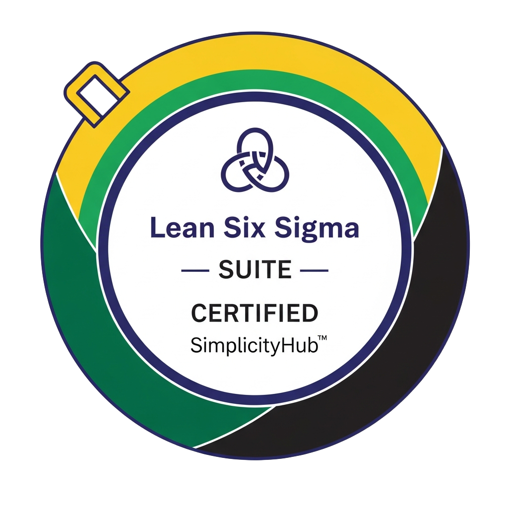 Lean Six Sigma Suite Certified badge